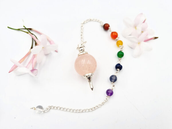 Rose Quartz Round Pendulum