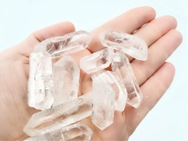 clear quartz rough pieces, crystals pieces clear quartz, rough point crystal