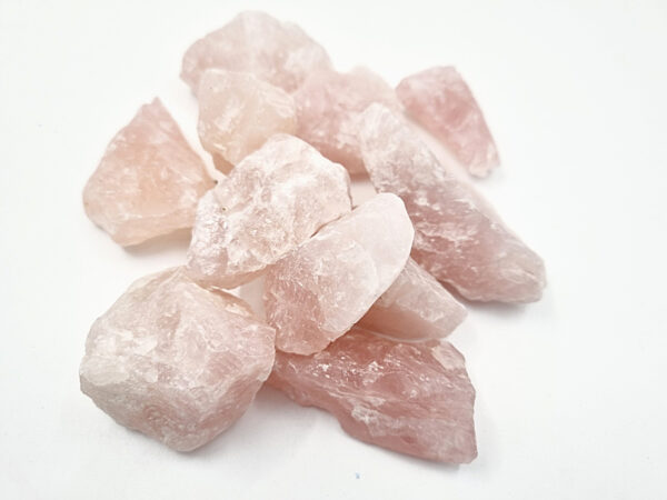 Rose Quartz Rough Crystal Pieces