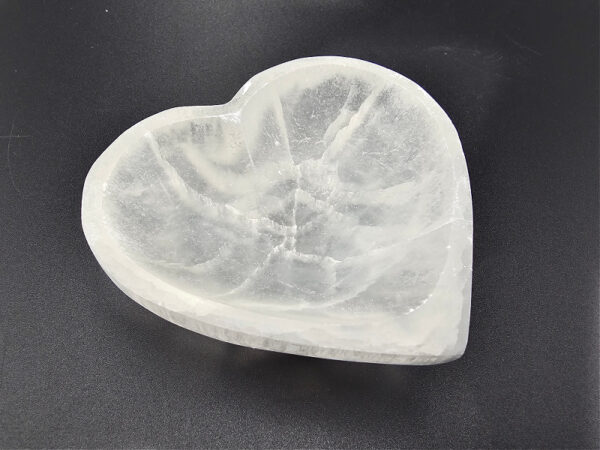 Selenite Heart Bowl (12cm)