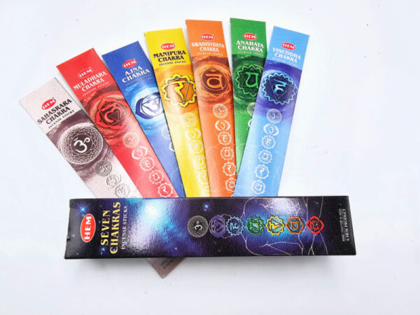 Seven Chakras Incense Sticks Premium