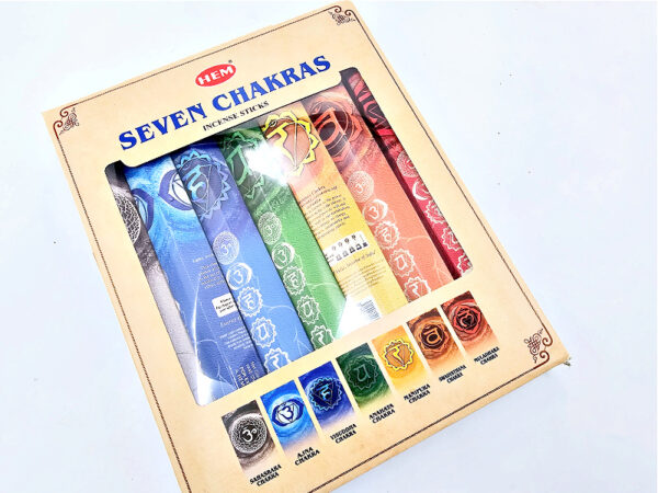 Hem Siete Seven Chakras Incense Pack