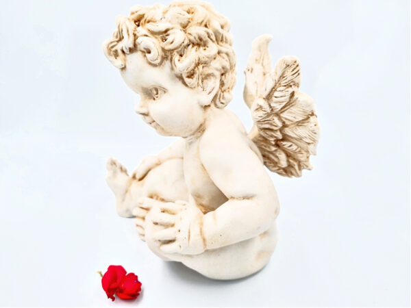 Sitting Baby Angel Statue (20cm) - Image 2