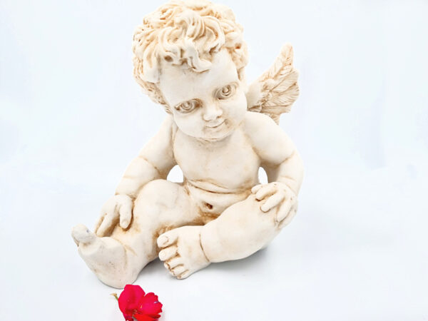 Sitting Baby Angel Statue (20cm)