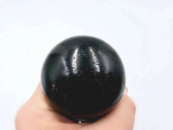 Polished Black Tourmaline Sphere C (18.5cm Circumference)