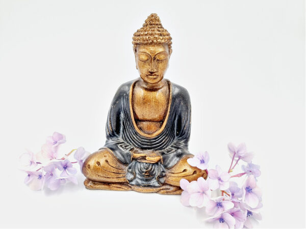 Meditation Statue Buddha Blue (12cm)