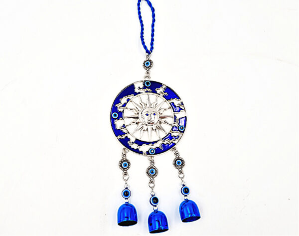 Sun Evil Eye Talisman With Bells (30cm)