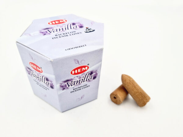 Vanilla Backflow Incense Cones (Pack Of 40)