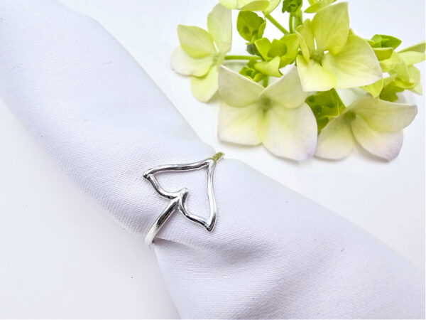 Whale Tail Ring (925 Silver)