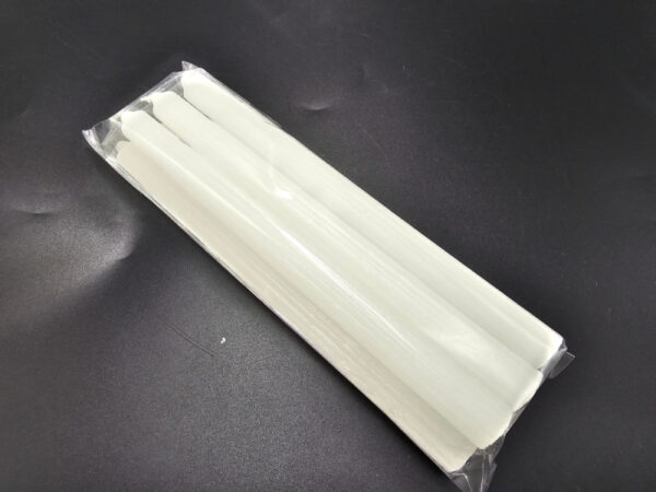 White Candles Solid 25cm - Pack of 6 (Cleansing & Enlightenment)