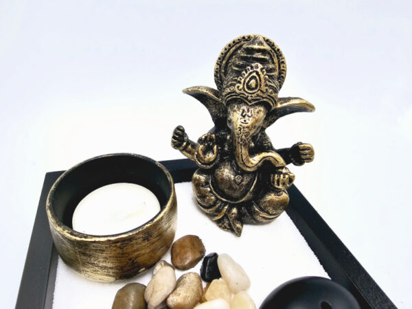 Ganesh Square Candle Zen Garden - Image 2