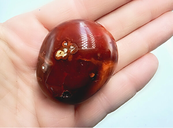 Carnelian Palm Stone W (44g)