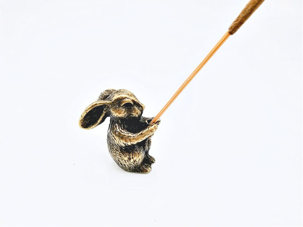 Rabbit Metal Incense Holder