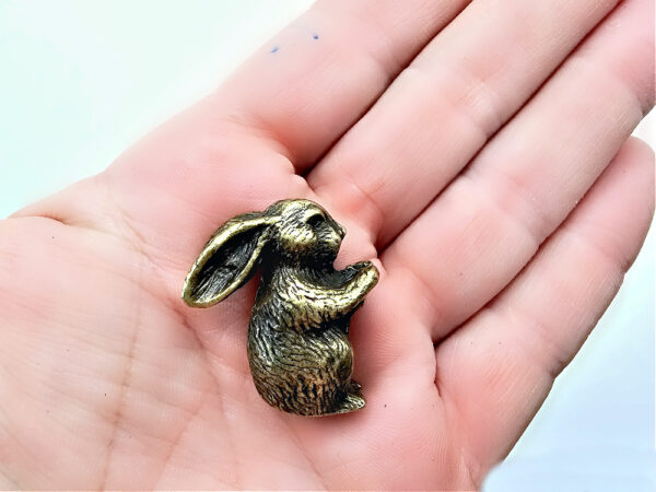 Rabbit Metal Incense Holder - Image 2