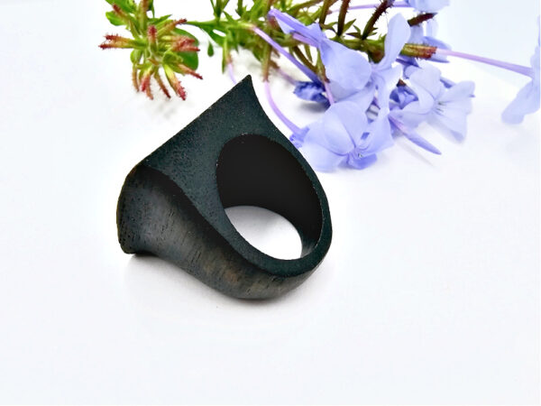 Wooden Ring Square Plain - Image 2