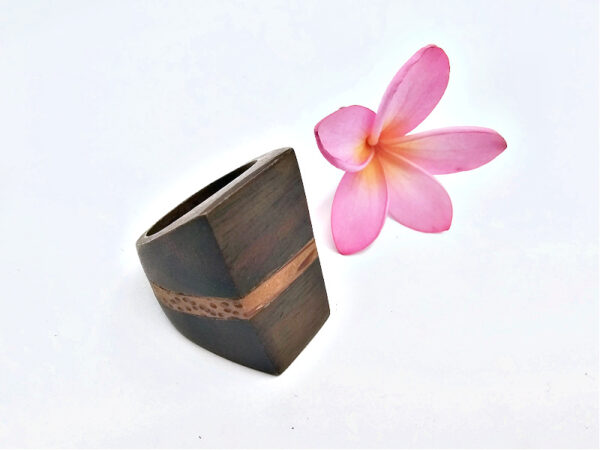 Wooden Ring Two Tone