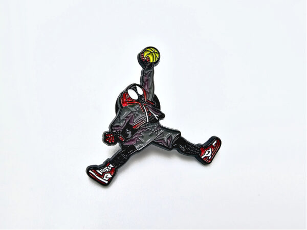 Jumping Man Pin Badge