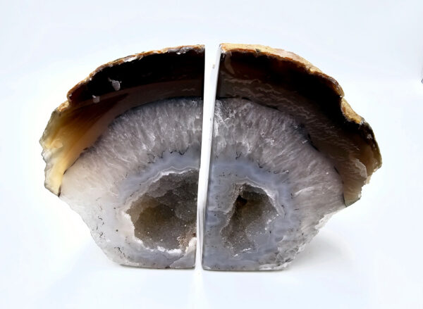 Agate Geode Book Ends (Natural) A - Image 2