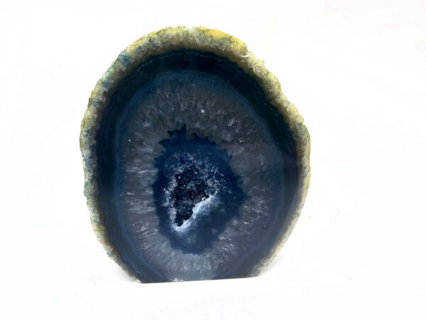 Agate Geode Standing Freeform (Blue) B