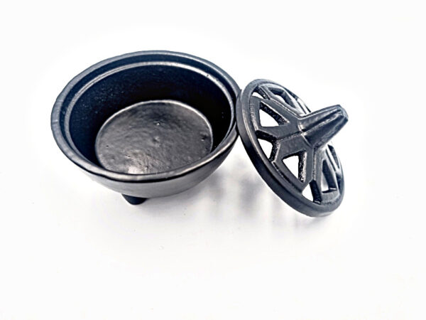 Iron Resin Burner Cauldron (8cm) - Image 2