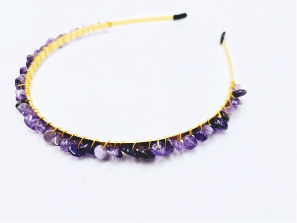 Crystal Alice Band (Amethyst) - Image 2