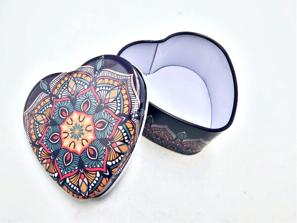 Heart Storage Tin (Autumn Mandala)