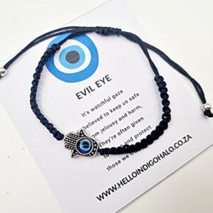 Hamsa Hand Macrame Bracelets, evil eye bangle, jewellery