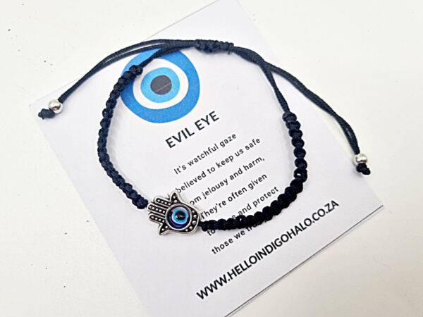 Hamsa Hand Macrame Bracelets, evil eye bangle, jewellery