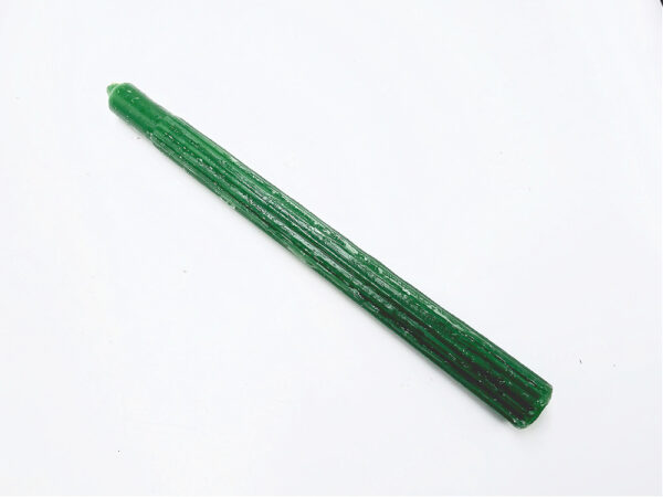 Green Candles Solid 25cm- Pack of 6 (Luck & Prosperity) - Image 2