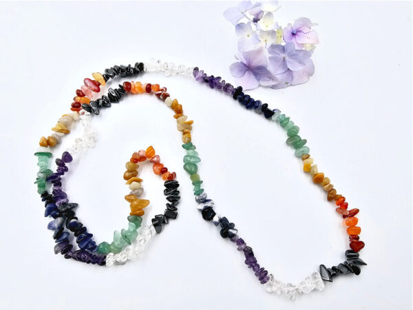 Chakra Stone Chipped Necklace