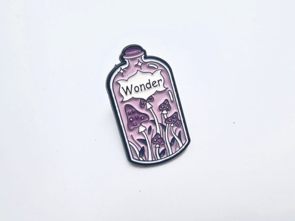 Wonder Mushrooms Pin Badge