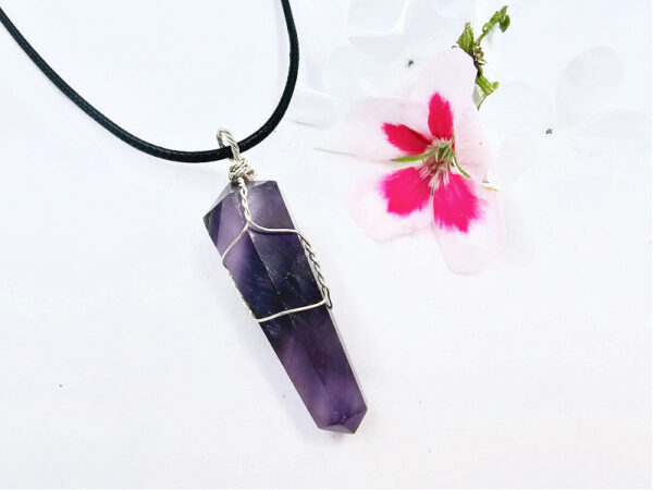 Amethyst Point Necklace (Spiritual Awareness & Harmony)