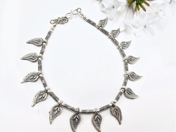 Ankle Chain Bohemian Leaf