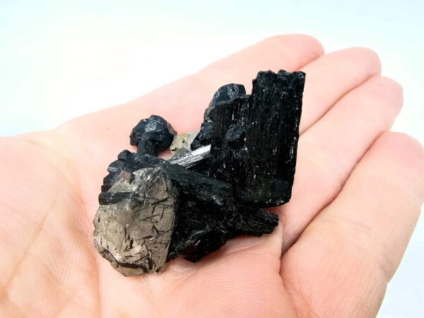 Black Tourmaline Rough Cluster S (28g) - Image 2