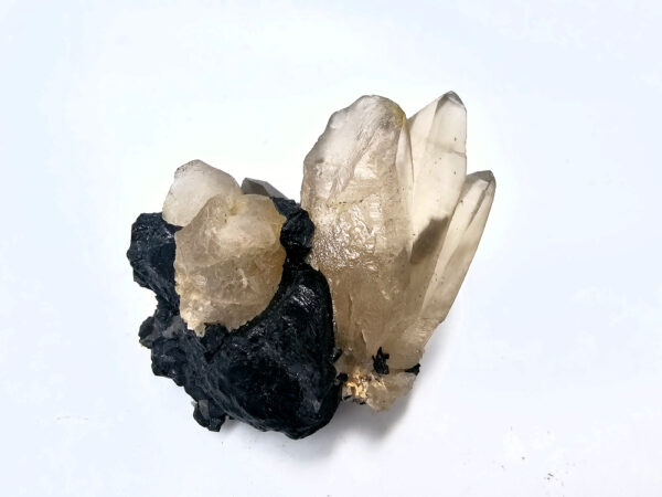 Black Tourmaline Rough Cluster T (44g) Smoky Quartz