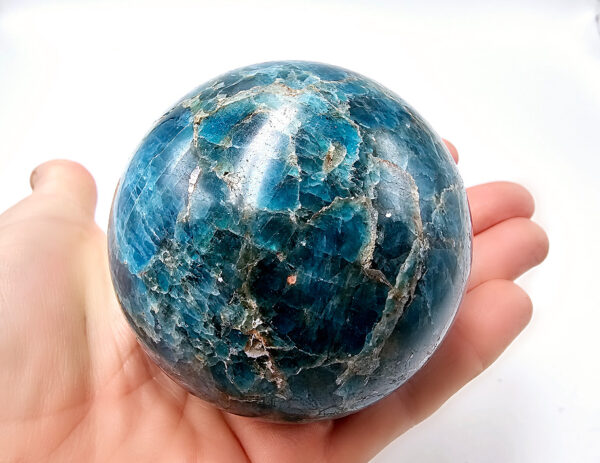 Blue Apatite Sphere B (616g)