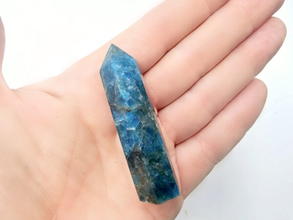 Blue Apatite Polished Point B (33g)