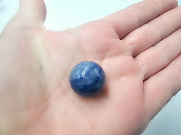 Blue Quartz Sphere (2cm)