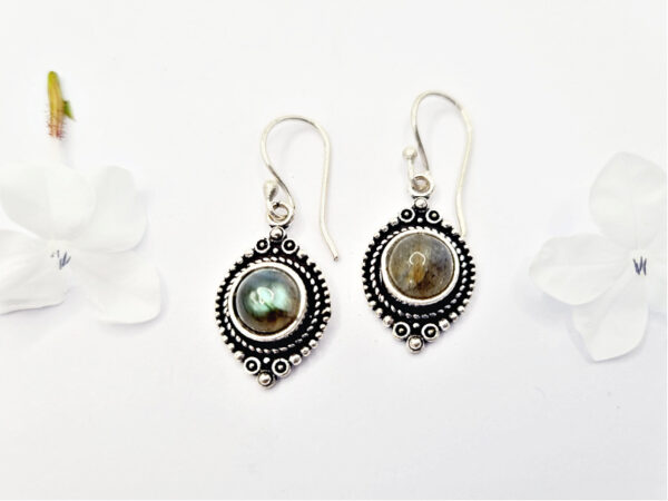 Labradorite Earrings New Age