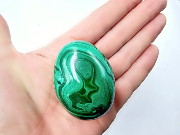 Green Malachite Polished Egg D (162g)