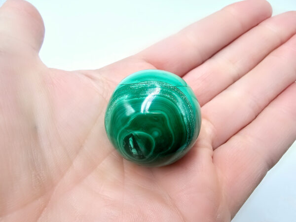 Green Malachite Polished Sphere B (64g)