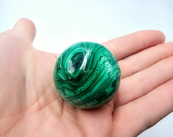 Green Malachite Polished Sphere C (118g)