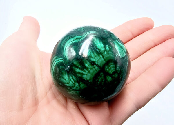 Green Malachite Polished Sphere D (272g)