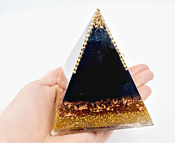 Ascension and Protection Orgonite Pyramid (10cm)