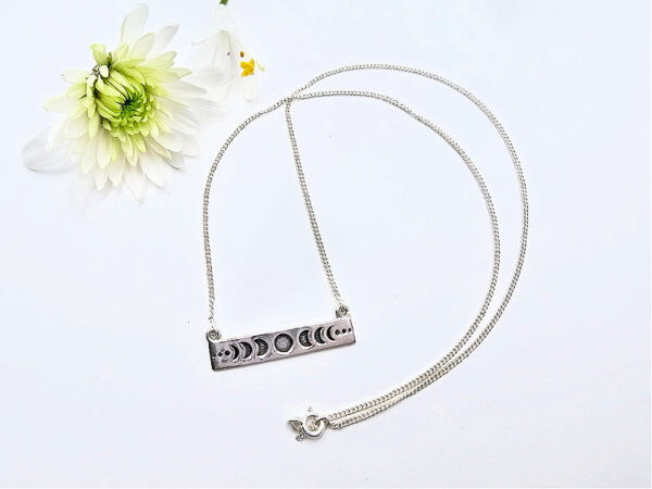 Moon Phase Necklace (925 Silver)