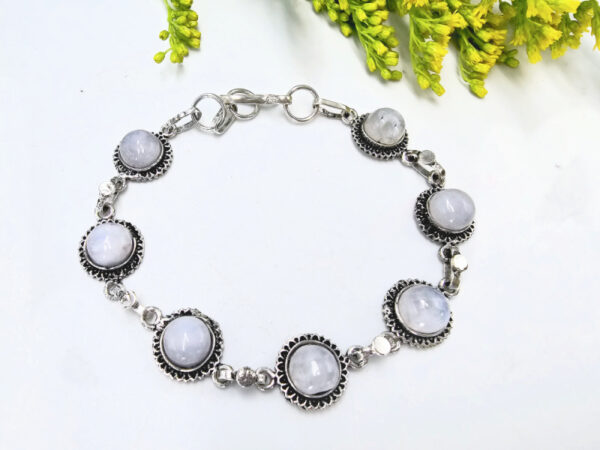 Moonstone Gem Bracelet Link