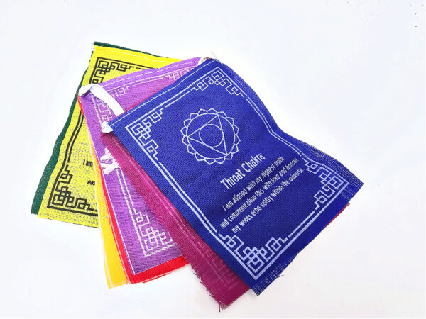 Seven Chakra Flags (Small)