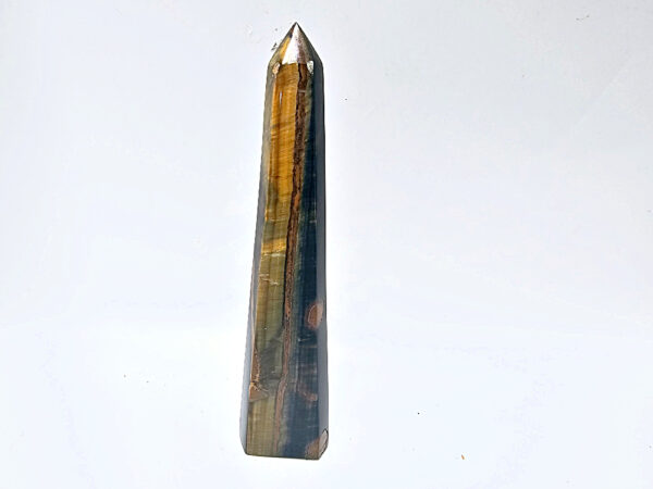 Tigers Eye & Crocidilite Polished Point B(208g)