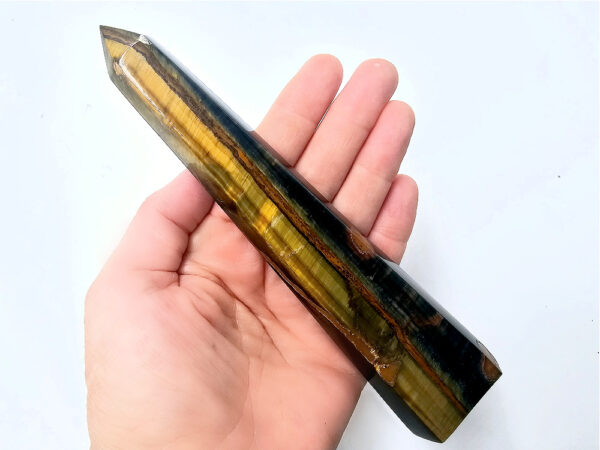 Tigers Eye & Crocidilite Polished Point B(208g) - Image 2