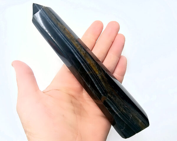 Tigers Eye & Crocidilite Polished Point C (284g)